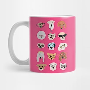 Dogs in Glasses Mug